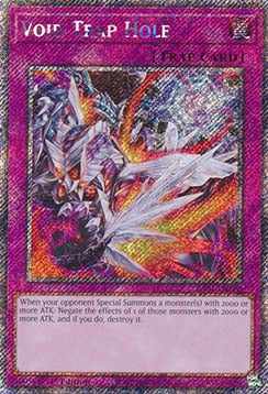 Void Trap Hole (V.1 - Platinum Secret Rare) - Quarter Century Stampede (Platinum Secret Rare) [RA04-190]