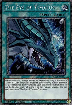 The Eye of Timaeus (V.1 - Platinum Secret Rare) - Quarter Century Stampede (Platinum Secret Rare) [RA04-192]