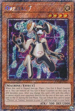 Orbital 7 (V.1 - Platinum Secret Rare) - Quarter Century Stampede (Platinum Secret Rare) [RA04-197]