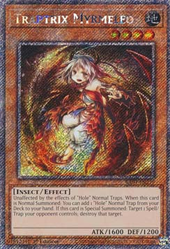 Traptrix Myrmeleo (V.1 - Platinum Secret Rare) - Quarter Century Stampede (Platinum Secret Rare) [RA04-210]