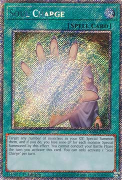 Soul Charge (V.1 - Platinum Secret Rare) - Quarter Century Stampede (Platinum Secret Rare) [RA04-222]