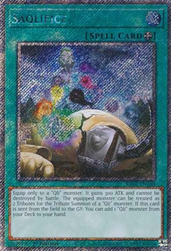 Saqlifice (V.1 - Platinum Secret Rare) - Quarter Century Stampede (Platinum Secret Rare) [RA04-238]