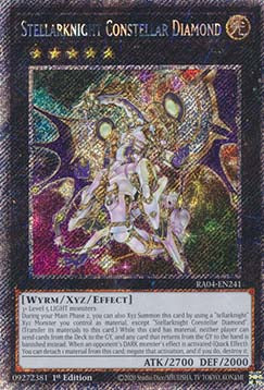 Stellarknight Constellar Diamond (V.1 - Platinum Secret Rare) - Quarter Century Stampede (Platinum Secret Rare) [RA04-241]