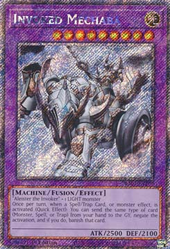 Invoked Mechaba (V.1 - Platinum Secret Rare) - Quarter Century Stampede (Platinum Secret Rare) [RA04-279]