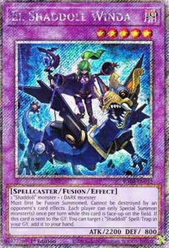 El Shaddoll Winda (V.4 - Platinum Secret Rare) - Quarter Century Stampede (Platinum Secret Rare) [RA04-052]