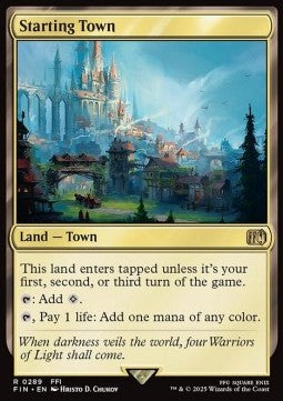 Starting Town - Magic: The Gathering - FINAL FANTASY (Rare) [FIN-289]