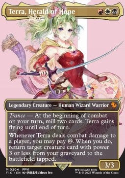Terra, Herald of Hope (V.2) - Commander: Magic: The Gathering - FINAL FANTASY: Extras (Mythic) [XFIC-204]