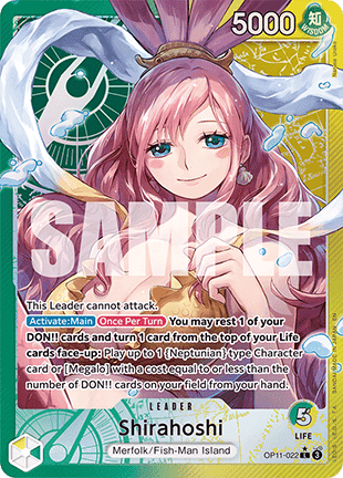 Shirahoshi (OP11-022) (V.2) - A Fist of Divine Speed (Alternate Art) [OP11-022]