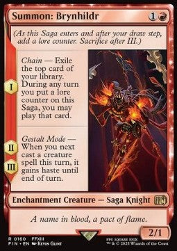 Summon: Brynhildr - Magic: The Gathering - FINAL FANTASY (Rare) [FIN-160]