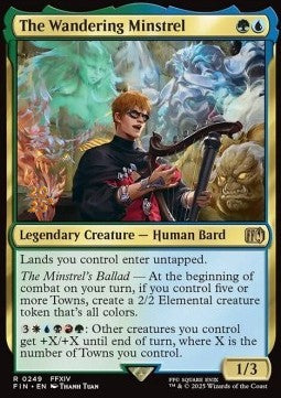 The Wandering Minstrel - Magic: The Gathering - FINAL FANTASY: Promos (Rare) [PFIN-249]