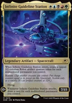 Infinite Guideline Station - Edge of Eternities (Rare) [EOE-219]