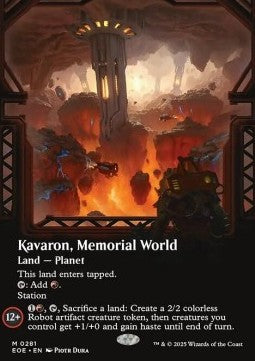 Kavaron, Memorial World (V.1) - Edge of Eternities: Extras (Mythic) [XEOE-281]