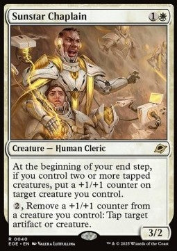 Sunstar Chaplain - Edge of Eternities (Rare) [EOE-40]