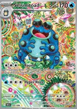 Seismitoad - Black Bolt (Illustration Rare) [BLK-105]