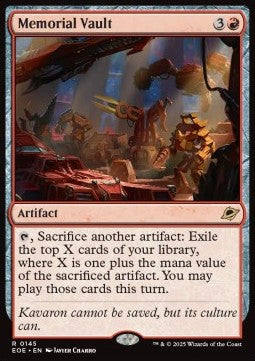 Memorial Vault - Edge of Eternities (Rare) [EOE-145]
