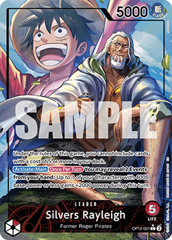 Silvers Rayleigh (OP12-001) (V.2) - Legacy of the Master (Alternate Art) [OP12-001]