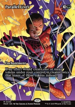 Parallel Lives - Magic: The Gathering | Marvel's Spider-Man: Source Material Cards (Mythic) [MAR-36]