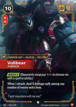 Volibear, Furious (V.2 - Showcase) - Origins (Showcase) [OGN-041a]