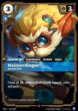 Heimerdinger, Inventor - Origins (Rare) [OGN-111]