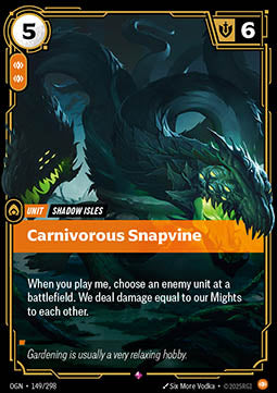 Carnivorous Snapvine - Origins (Rare) [OGN-149]