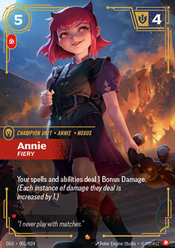 Annie, Fiery - Proving Grounds (Epic) [OGS-001]