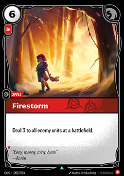 Firestorm - Proving Grounds (Uncommon) [OGS-002]