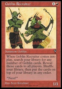 Goblin Recruiter - Visions (Uncommon)