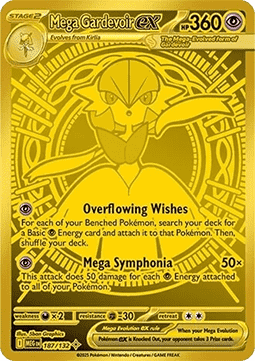 Mega Gardevoir ex - Mega Evolution (Secret Rare) [MEG-187]