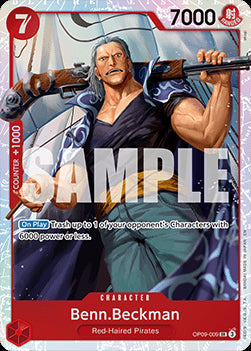 Benn.Beckman (OP09-009) - The Best Vol.2 (Super Rare) [PRB02-OP09-009]