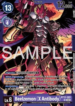 Beelzemon (X Antibody) (BT12-085) (V.2) - Premium Bandai Products (Alternative Art) [PB-XX-BT12-085]