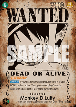 Monkey.D.Luffy (OP13-118) (V.3) - Carrying on his Will (Special Rare) [OP13-118]