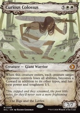 Curious Colossus - Lorwyn Eclipsed: Extras (Mythic) [XECL-298]