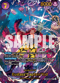 Eustass"Captain"Kid (EB04-039) (V.2) - The Azure Sea's Seven (Special Rare) [OP14-EB04-039]