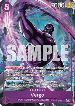 Vergo (OP14-061) (V.2) - The Azure Sea's Seven (Alternate Art) [OP14-061]