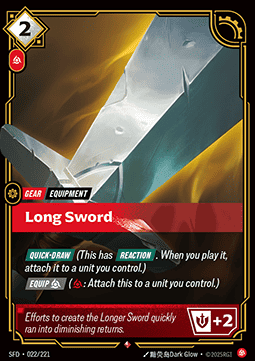 Long Sword - Spiritforged (Rare) [SFD-022]