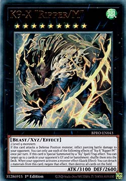 K9-X "Ripper/M" (V.1 - Ultra Rare) - Burst Protocol (Ultra Rare) [BPRO-043]