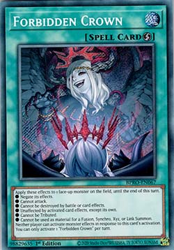 Forbidden Crown (V.1 - Secret Rare) - Burst Protocol (Secret Rare) [BPRO-067]