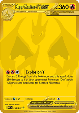 Mega Charizard Y ex - Ascended Heroes (Secret Rare) [ASC-294]