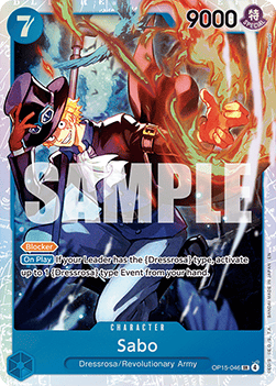 Sabo (OP15-046) (V.1) - Adventure on Kami’s Island (Super Rare) [OP15-046]