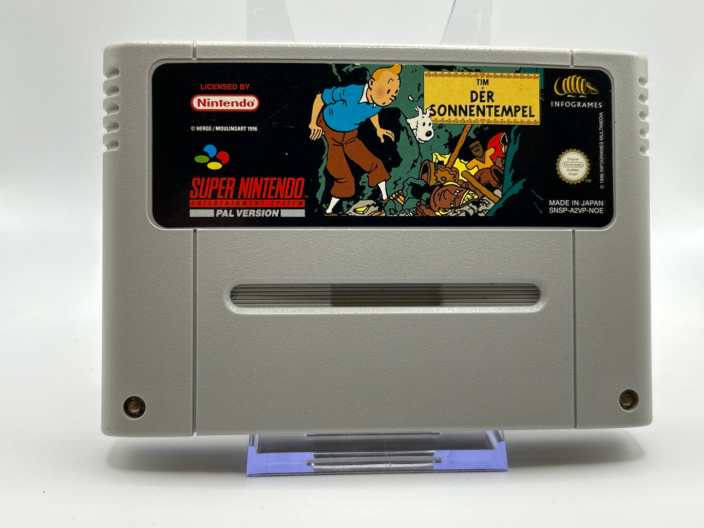 Tintin der Sonnentempel - SNES