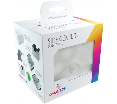 Gamegenic - Sidekick Pro 100+ Convertible Deckbox: White