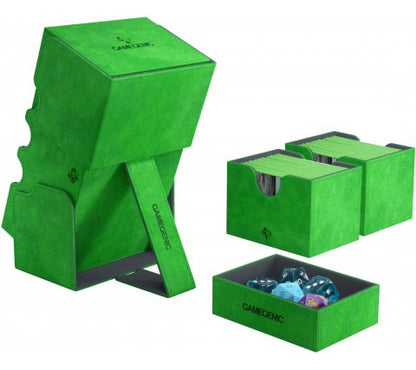 Gamegenic Deckbox Stronghold 200+ Convertible Green - Deckbox