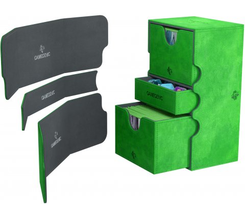 Gamegenic Deckbox Stronghold 200+ Convertible Green - Deckbox
