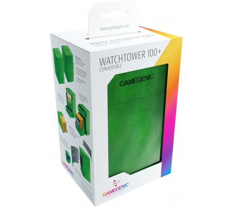 Gamegenic Deckbox Watchtower 100+ Convertible Green - Deckbox