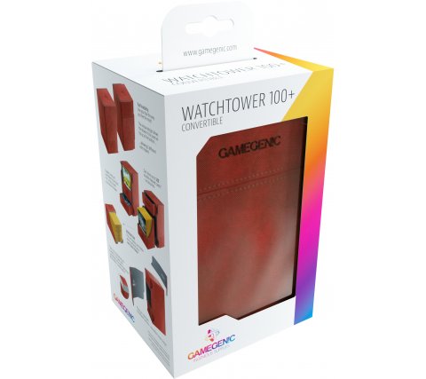 Gamegenic Deckbox Watchtower 100+ Convertible Red - Deckbox