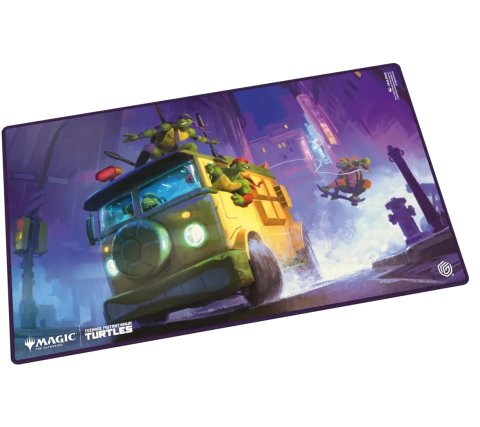 Magic: The Gathering x TMNT Playmat – Turtle Van, Stitched Edge (Ultimate Guard)