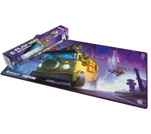 Magic: The Gathering x TMNT Playmat – Turtle Van, Stitched Edge (Ultimate Guard)