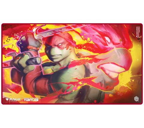 Magic: The Gathering x TMNT Playmat – Raphael’s Technique, Stitched Edge (Ultimate Guard)