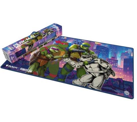 Magic: The Gathering x TMNT Playmat – Turtles Forever, Stitched Edge (Ultimate Guard)
