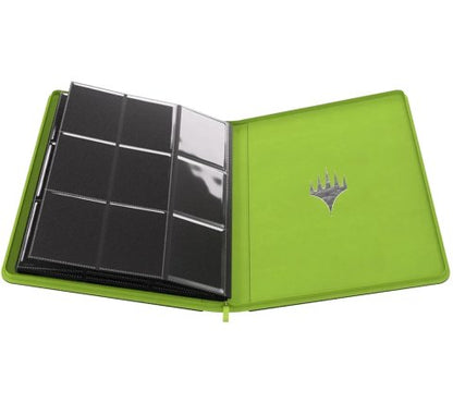 18-Pocket Zip-Up binder - Black / Green : Secrets Of Strixhaven